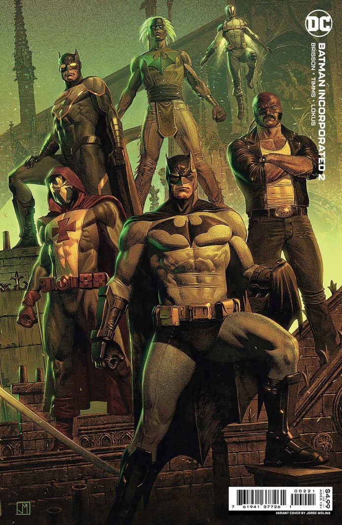 DC Batman Incorporated #2 Cvr B Jorge Molina Card Stock Var
