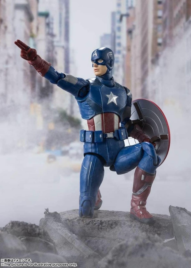 Marvel Avengers Captain America Assemble S.H.Figuarts Figure