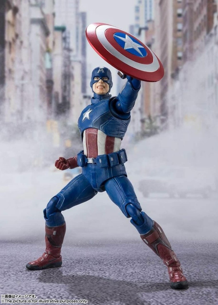 Marvel Avengers Captain America Assemble S.H.Figuarts Figure