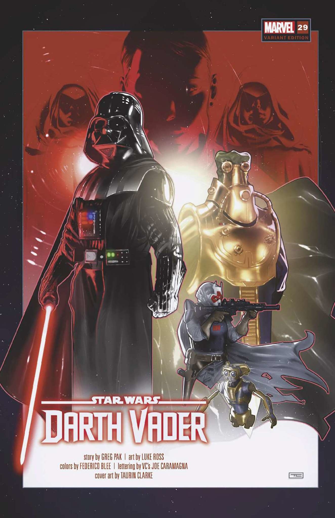 Marvel Star Wars: Darth Vader 29 Clarke Revelations Variant
