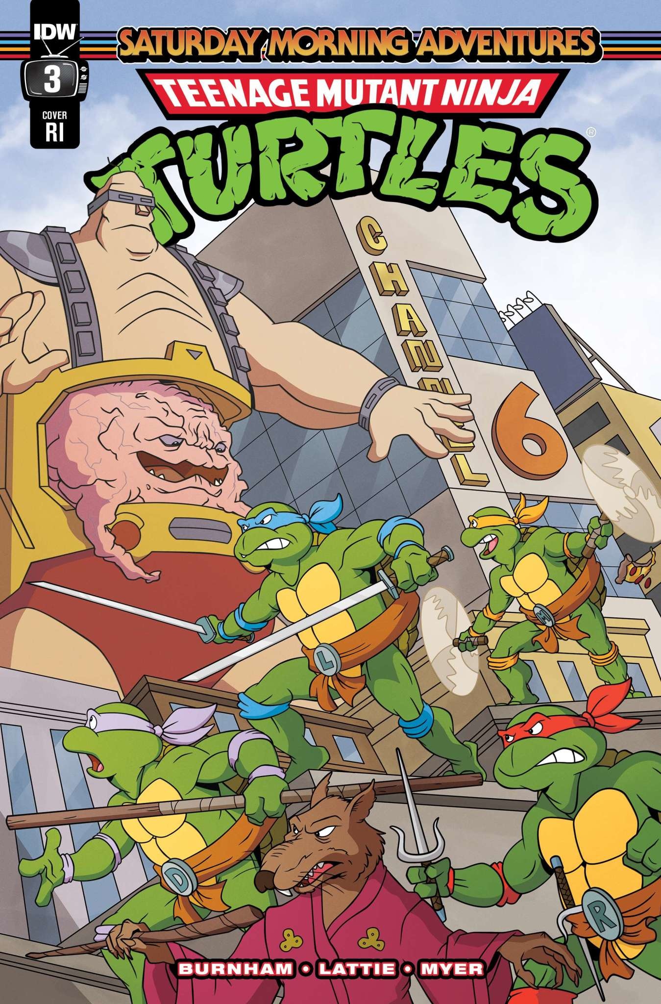 IDW Teenage Mutant Ninja Turtles: Saturday Morning Adventures #3 Variant Ri (10) (Murphy)