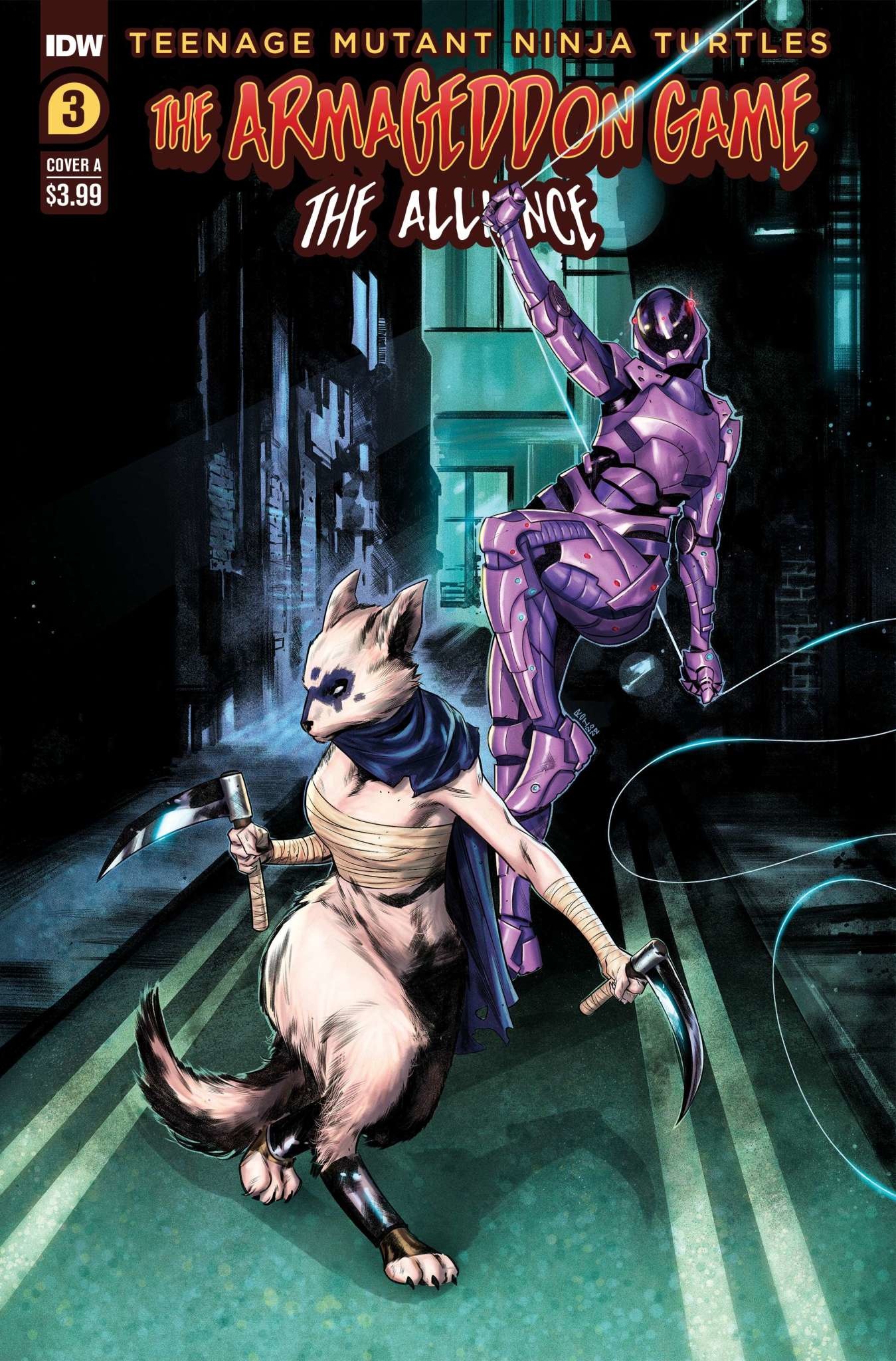 IDW Publishing Teenage Mutant Ninja Turtles: The Armageddon Game--The Alliance #3 Variant A (Mercado)