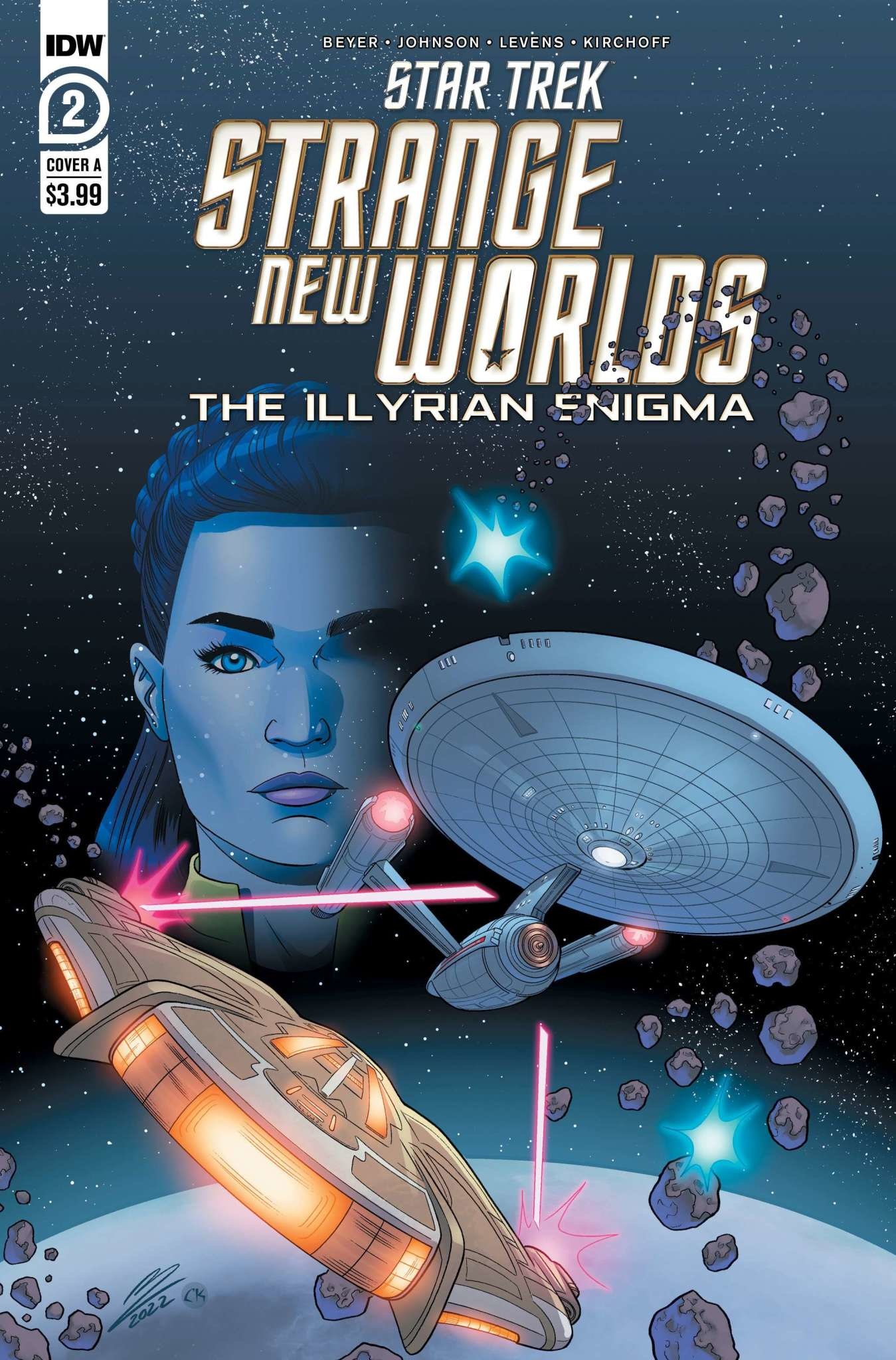 IDW Star Trek: Strange New Worlds--The Illyrian Enigma #2 Variant A (Levens)