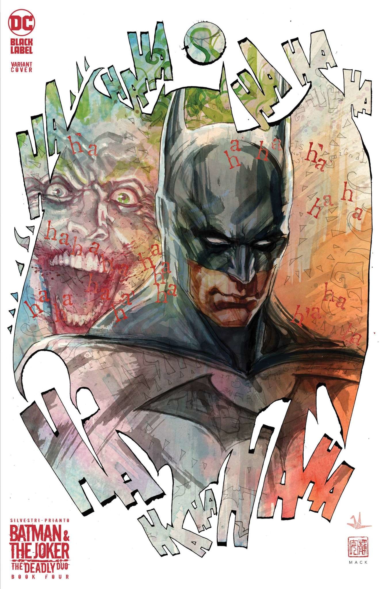 Black Label Batman & The Joker The Deadly Duo #4 (Of 7) Cvr B David Mack  Batman Var (Mr) - Revenge Of