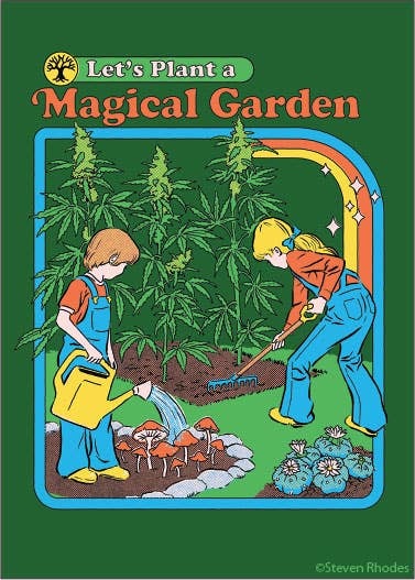 Ephemera Magnet - Let's Plant a Magical Garden