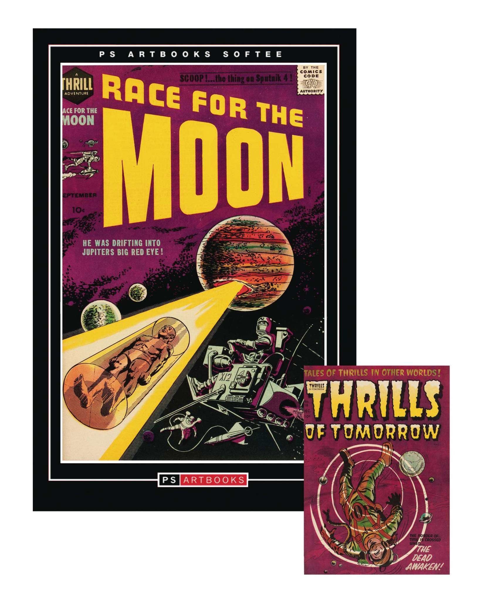 PS Artbooks Race For Moon Thrills Of Tomorrow Softee