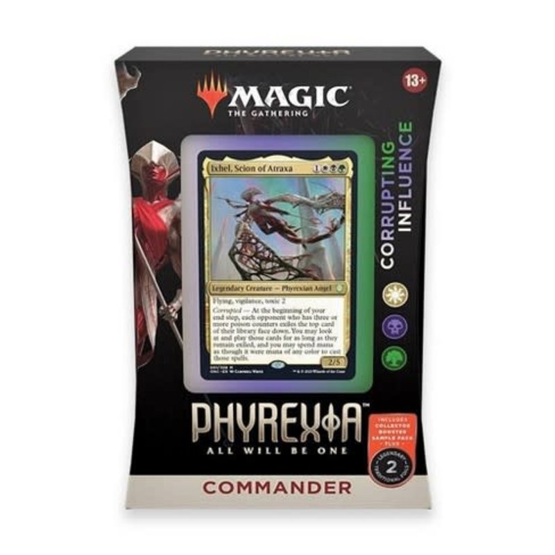 Magic The Gathering Phyrexia All Will Be One - Magic: the Gathering - Commander Deck - Corrupting Influence