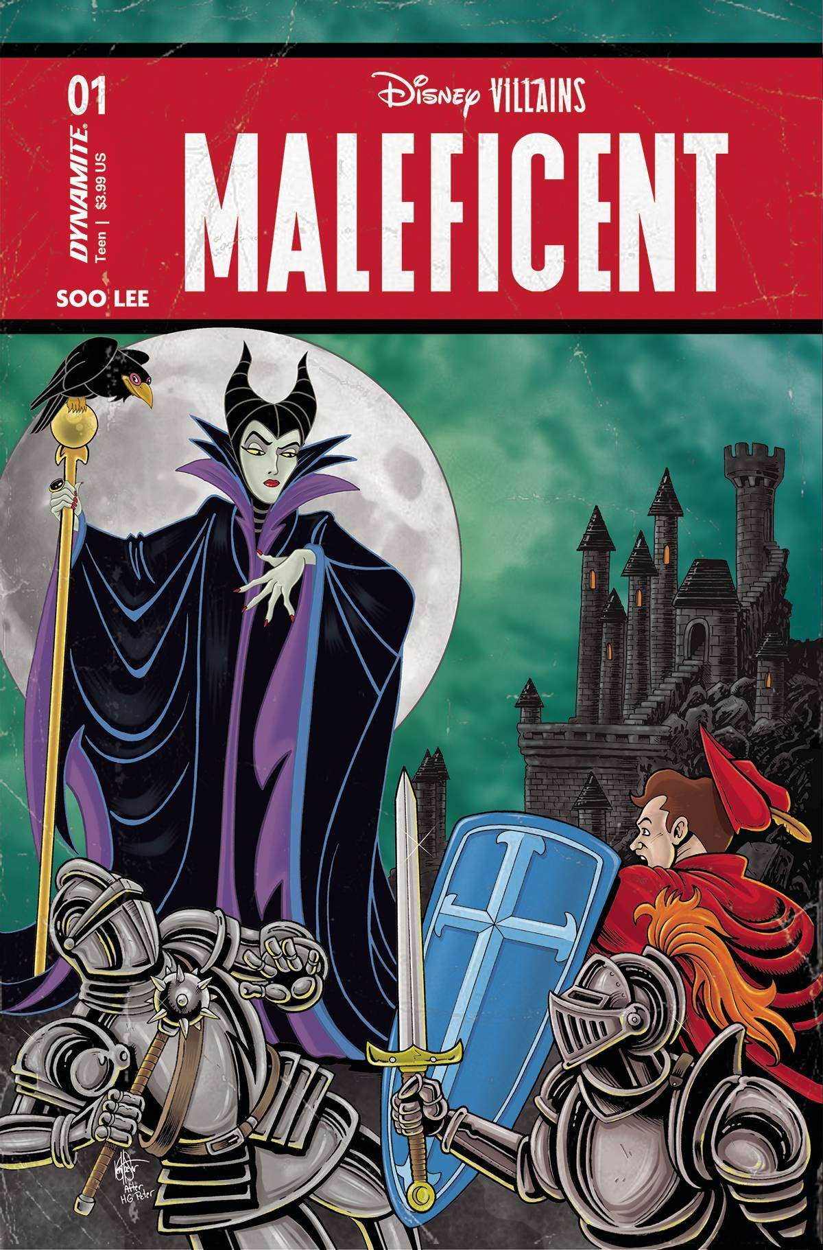 Dynamite Disney Villains Maleficent #1 Cvr W Foc Haeser Original