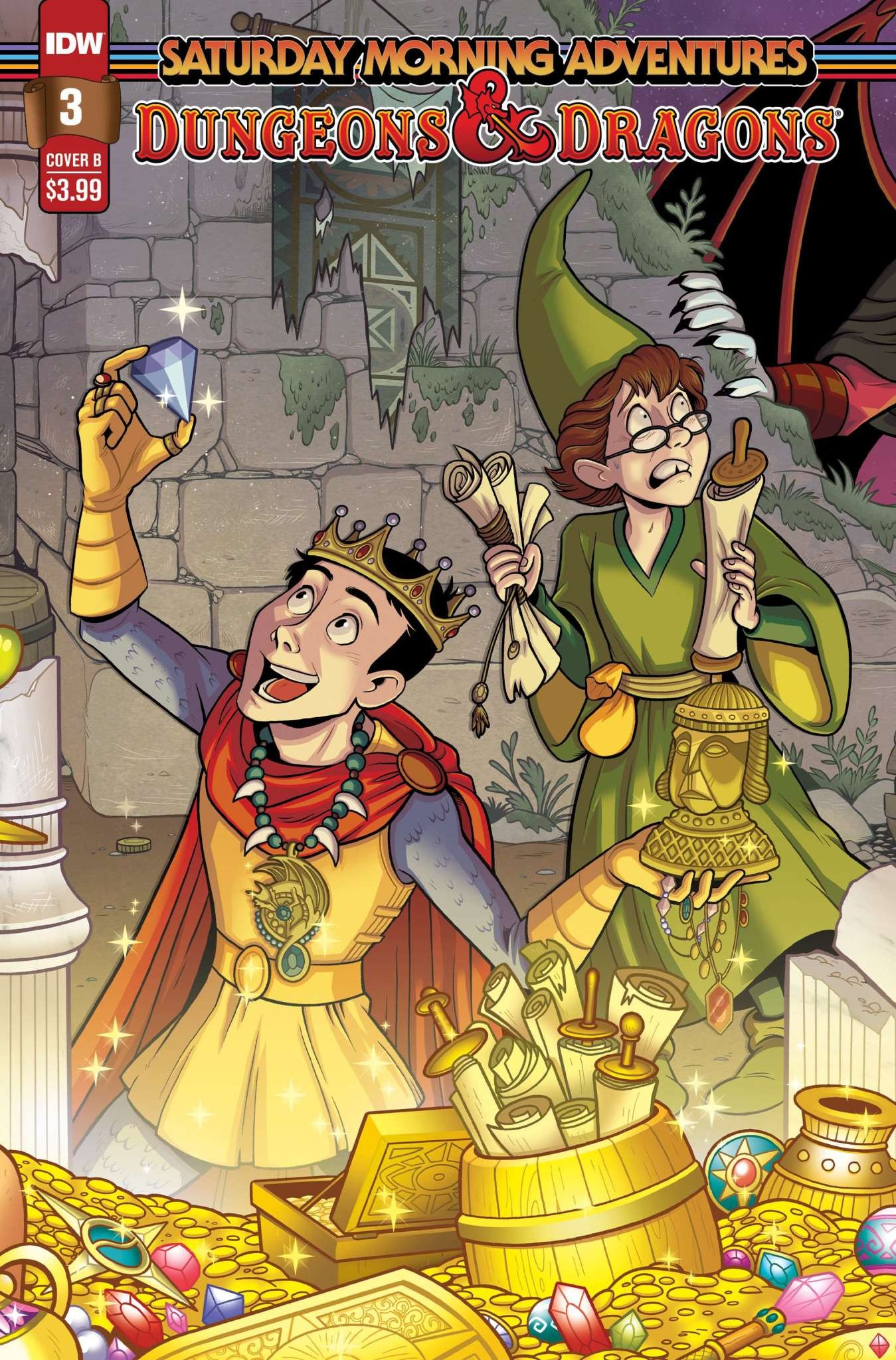 IDW Dungeons & Dragons: Saturday Morning Adventures #3 Variant B (Hickey)
