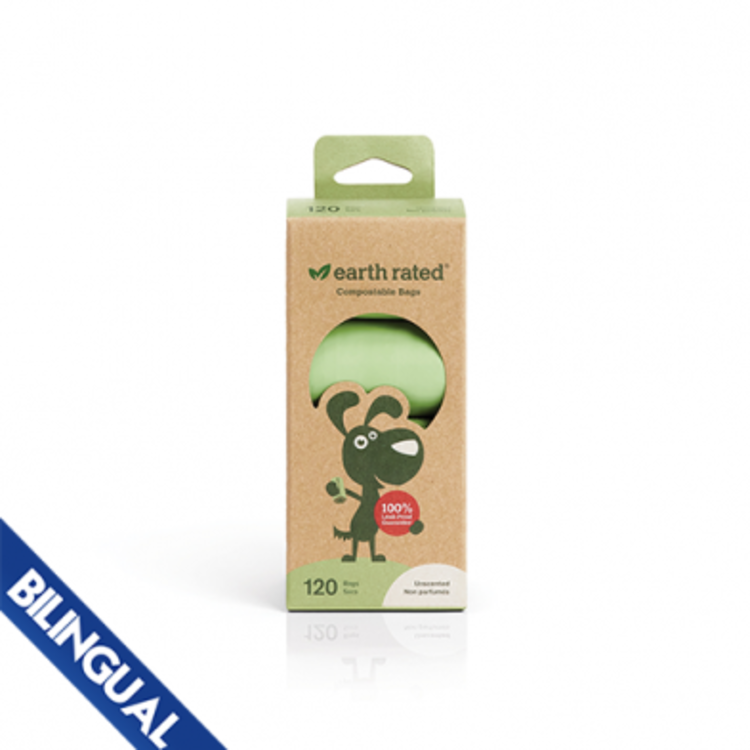 Earth Rated Unscented Eco Bags 120ct