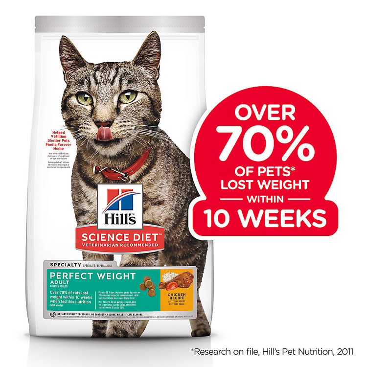 Hills Pet Nutrition Hills Science Diet Feline Perfect Weight 3lbs