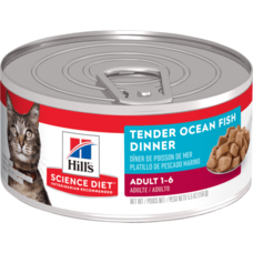 Hills Pet Nutrition Hills | Feline | Wet | Adult 1-6 | Tender Ocean Fish Dinner | 5.5oz