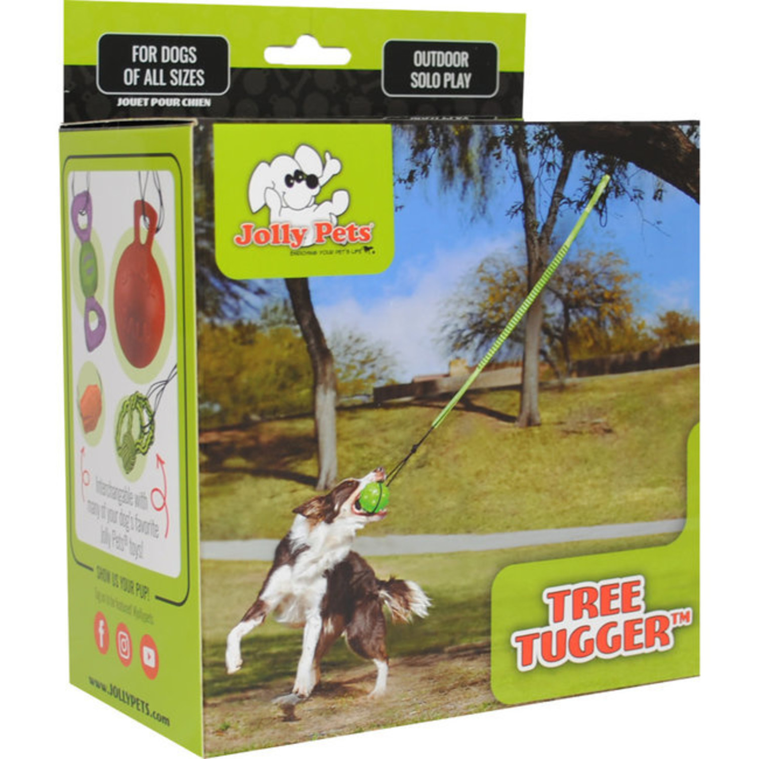 Jolly Pet Tree Tugger Green WHS Pet Shop