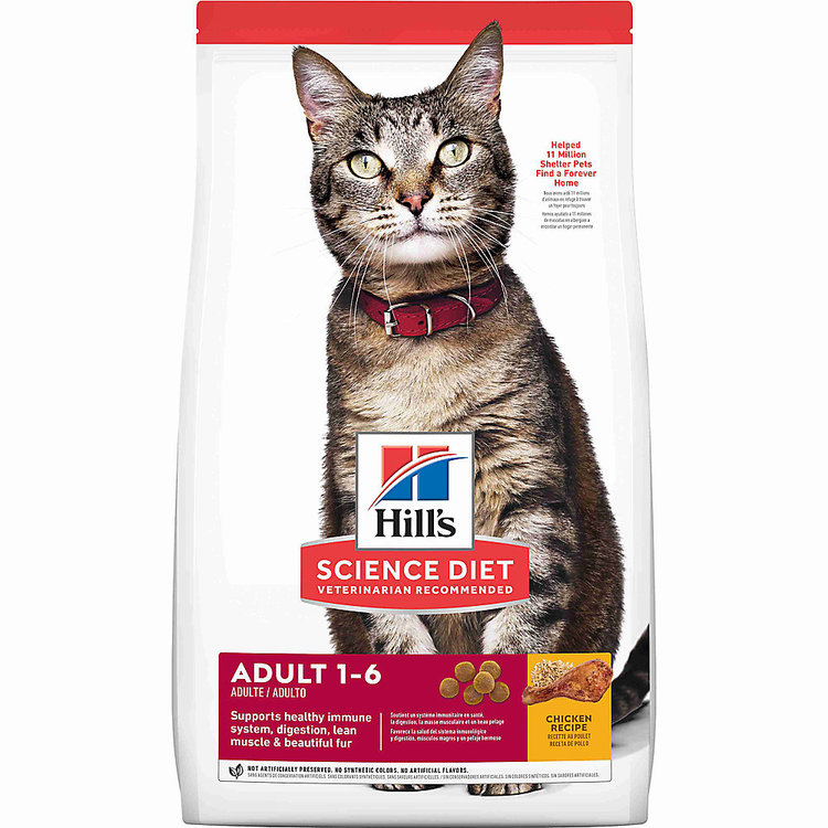 Hills Pet Nutrition Hills - dry - feline - adult 1-6 - chicken - 7 lbs