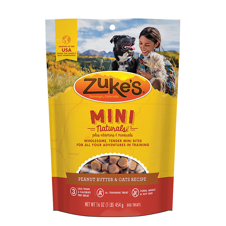 ZUKES | Mini Naturals | Peanut Butter | 16oz