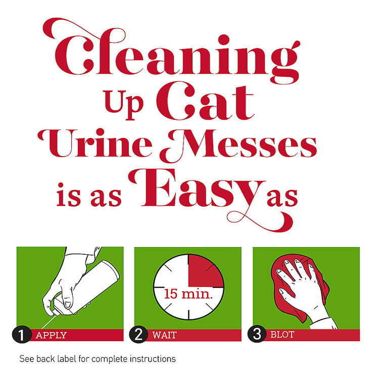 Natures Miracle | Cat Urine Destroyer Foam Aerosol | 17.5 oz