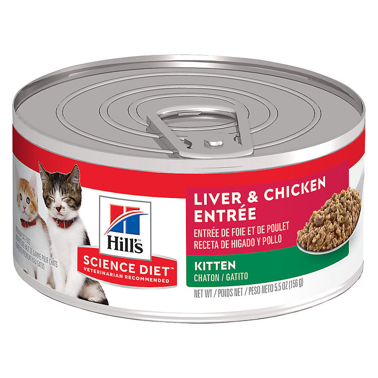 Hills Pet Nutrition Hills - wet - feline - kitten - chicken and liver entree - 5.5 oz