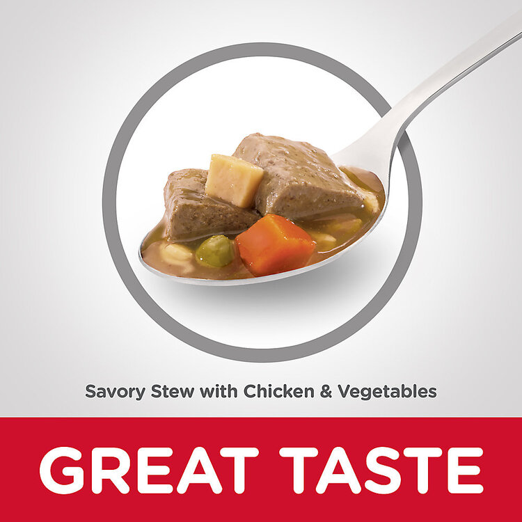 Hills Pet Nutrition Hills | Canine | Wet | Adult 7+ | Chicken Stew | 13oz