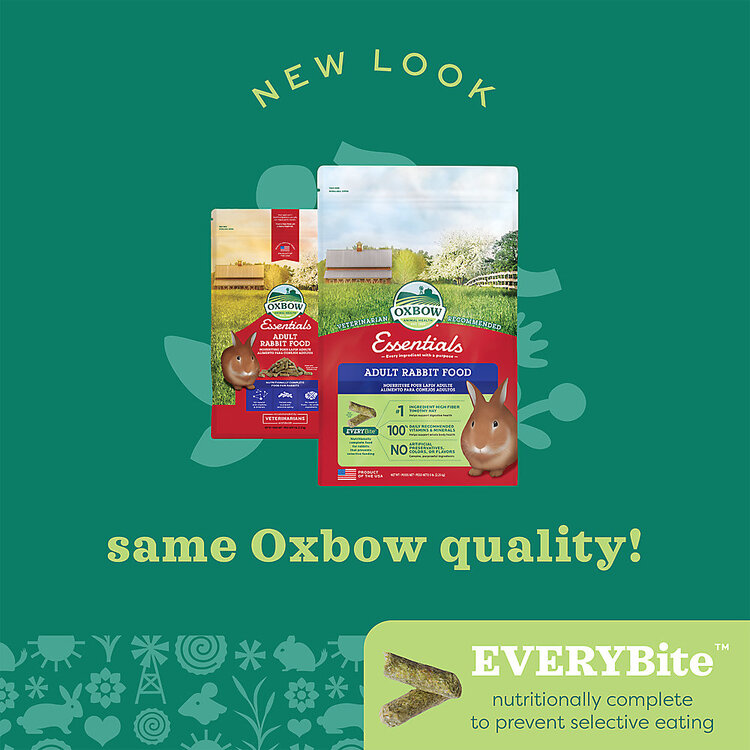 Oxbow Essentials - Adult Rabbit Food - 5lbs