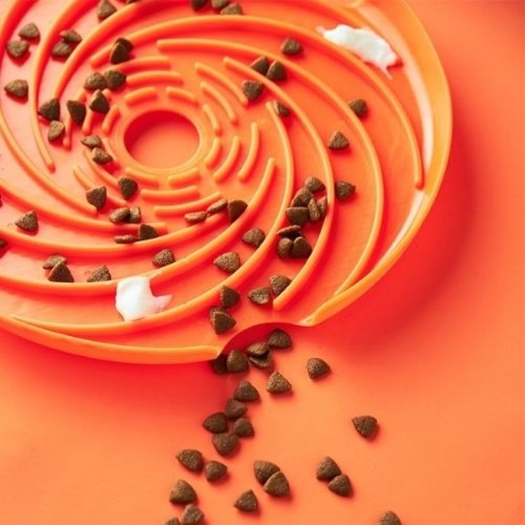 PetDreamHouse  | Lick Mat and Frisbee | Orange