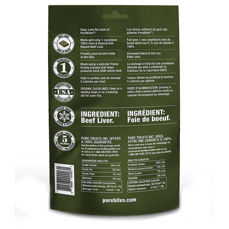 Pure Bites | Dog | Beef Liver | 120g