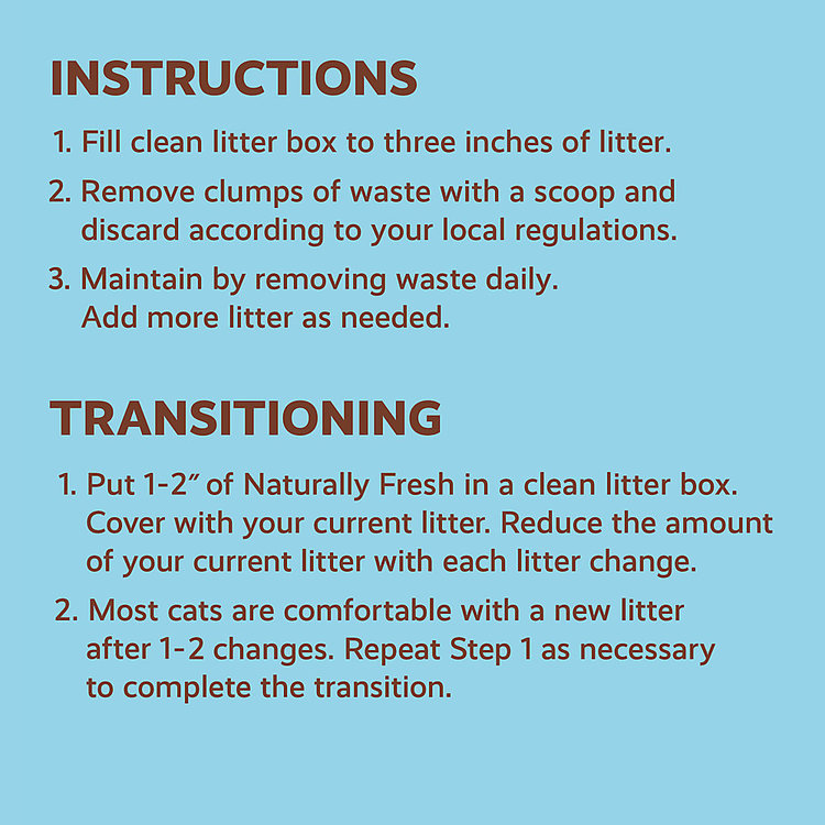 Naturally Fresh - litter - non-clumping pellets - 10 lbs