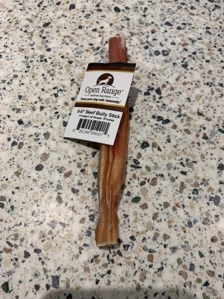 Open Range Open Range Beef Bully Stick 5-6"