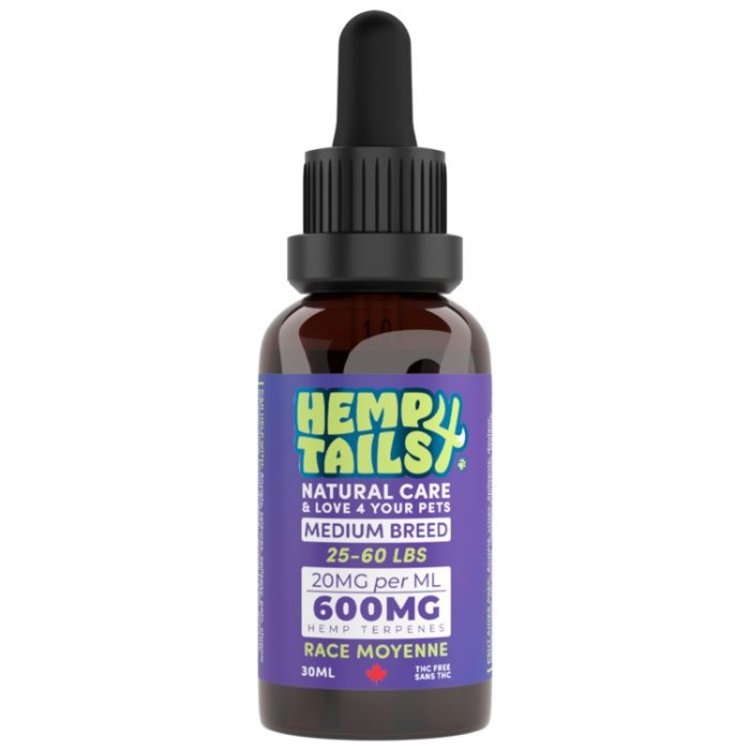 Hemp4Tails | Hemp Seed Oil | Medium Breed | 600mg/30ml