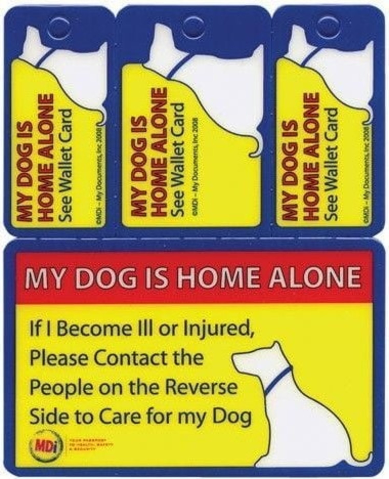 Pet home alone key tag cheap