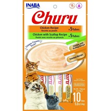 Inaba | Churu Puree Chicken & Scallop Variety | 10pk