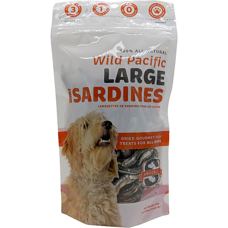 Snack 21 - wild pacific sardines - 90g