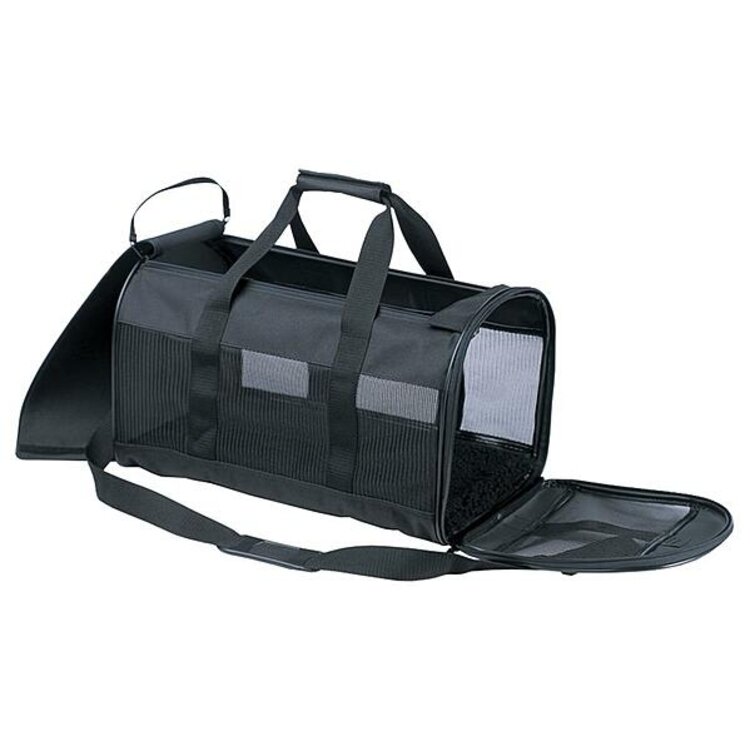 Pet Mate Pet Mate - soft sided carrier - black - 18x11x11"
