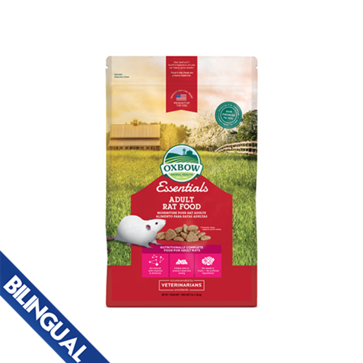 Oxbow Oxbow Essentials - Adult Rat Food - 3lbs