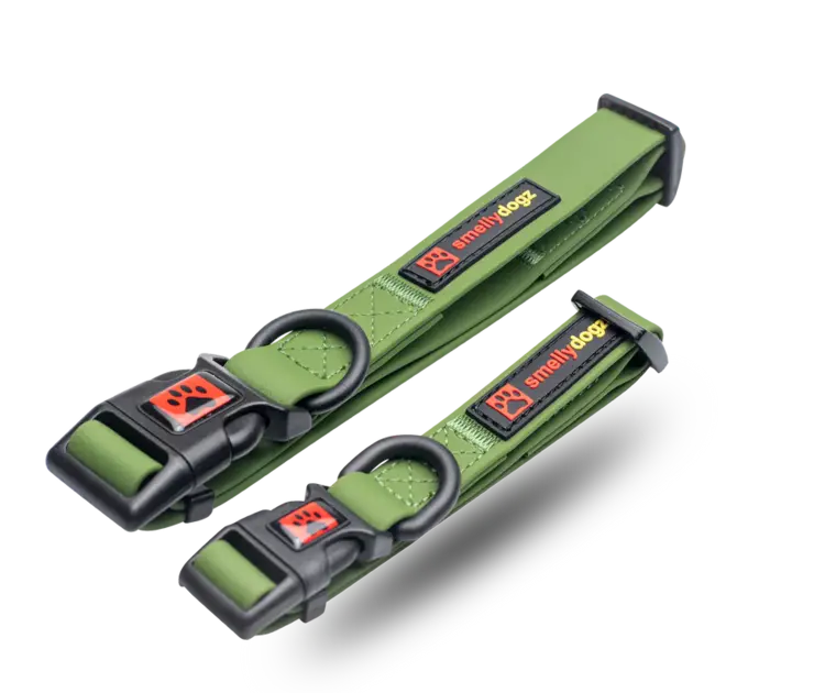 Smelly Dogz | Comfort Collar | Olive Green | Small