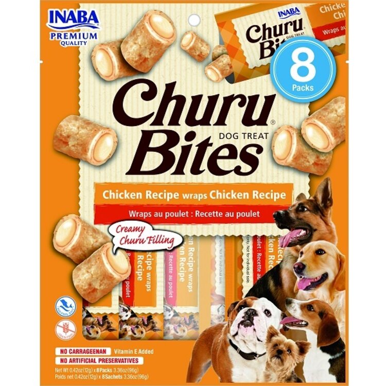 Inaba | Canine Churu Bites  | Chicken 8pk