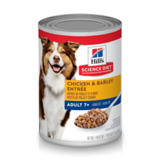 Hills - wet - canine - senior 7+ - chicken barley - 13 oz