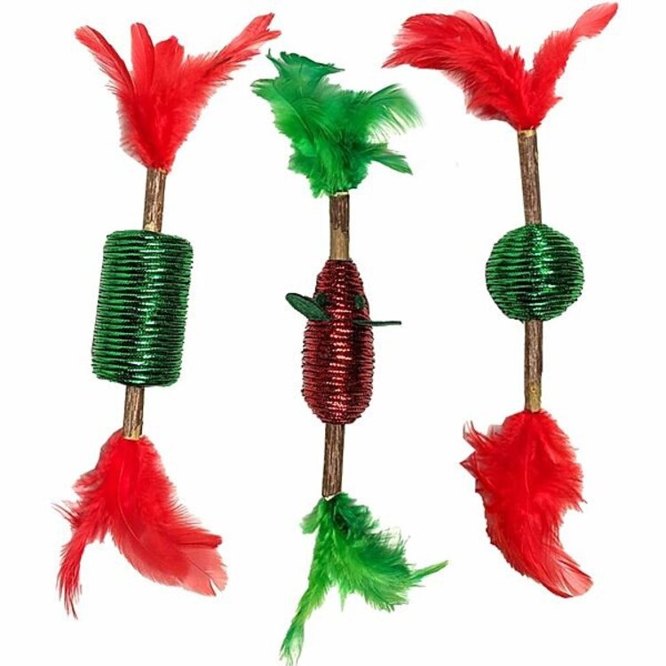 Xmas | Spot | Silver Vine Stick Assorted Toy