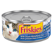 Purina Friskies | Feline | Wet | Shredded Whitefish & Tuna in Sauce | 156gm