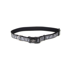 LazerBrite | Reflective Collar | Skulls & Crossbones | 1x18"-26" | L
