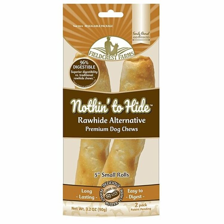 Nothin' to Hide | Peanut Butter Roll | Small 5" | 2Pk
