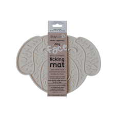 Dexypaws | Lick Mat | White Dog Face