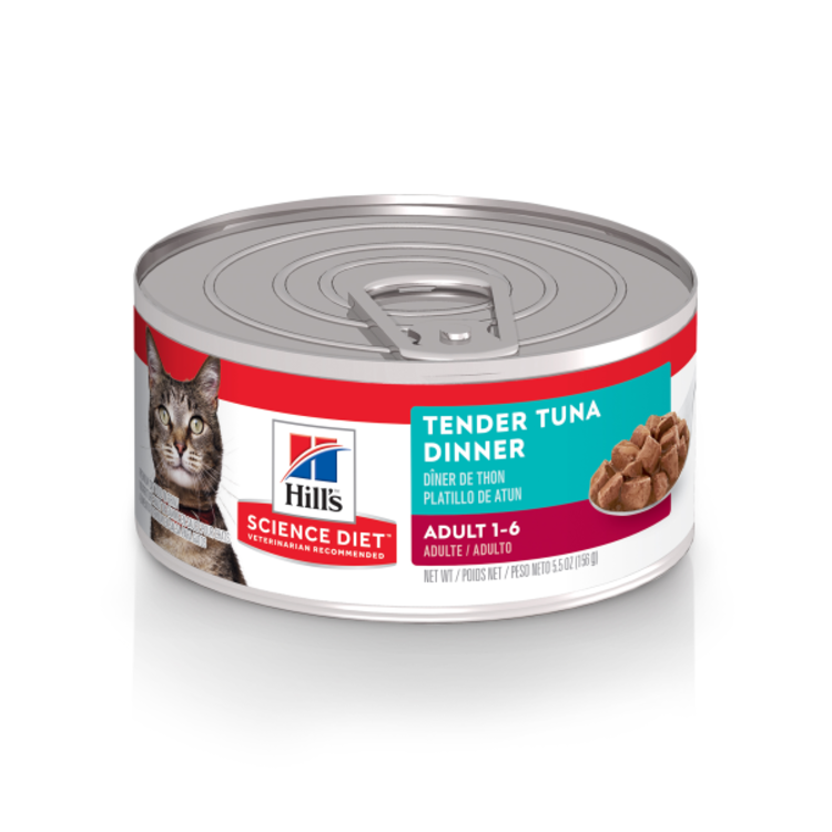 Hills Pet Nutrition Hills | Feline | Wet | Adult 1-6 | Tender Tuna Dinner | 5.5oz