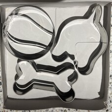 Unleashed | Cookie Cutter Set - Dog, Bone, & Ball 3PC