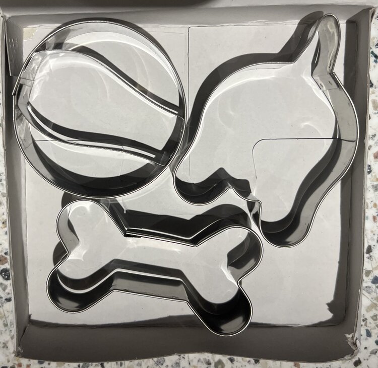 Unleashed | Cookie Cutter Set - Dog, Bone, & Ball 3PC