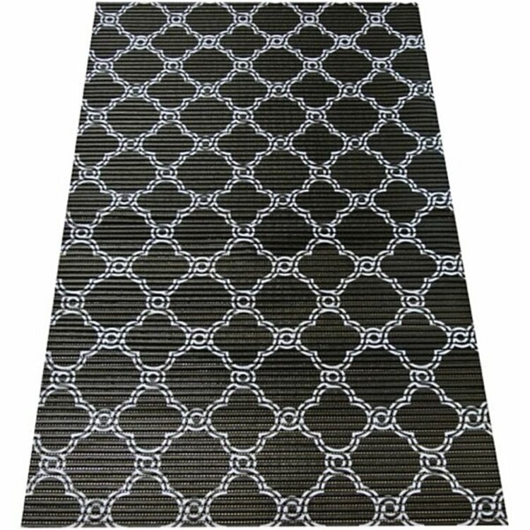 Royal Pet | Foam Litter Mat Jumbo Black & White | 40x25"