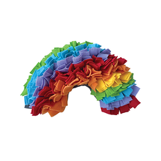 foufouBrands | One Love Snuffle Matt | Rainbow Dog Toy