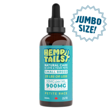 Hemp4Tails | Hemp Seed Oil | Small Breed | 900mg/90ml