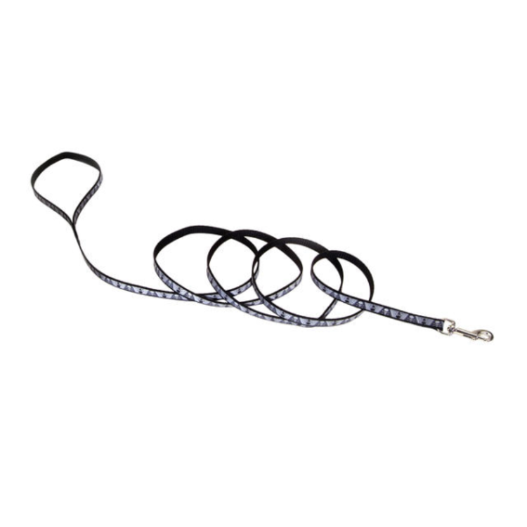 LazerBrite | Reflective Leash | Skulls & Crossbones | 3/8x6