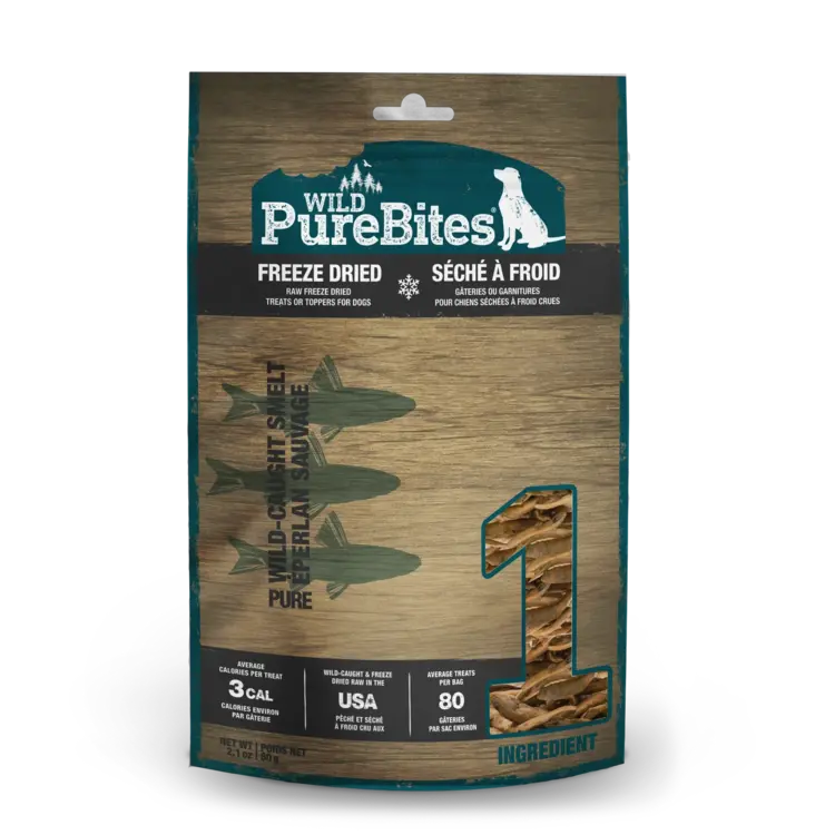 Pure Bites - Dog - wild smelt - 60g