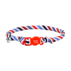 Coastal fashion breakaway collar - stripe